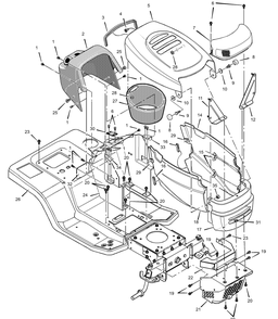 Part Location Diagram of F-020714L Murray Book, Instruction